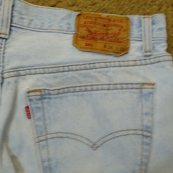 Mens vintage 501 levi's jeans shorts w34 - Picture 2 of 4